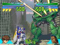 une photo d'Ã©cran de Gundam Battle Assault sur Sony Playstation